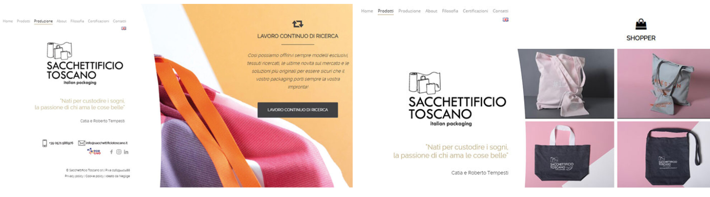 st sito borsa colorata sacchettificio toscano